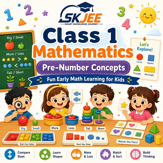 Pre-number concepts for Class 1 with comparison and quantity learning