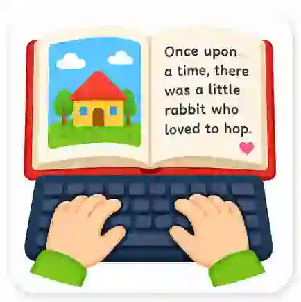 Short Story Typing for Kids icon
