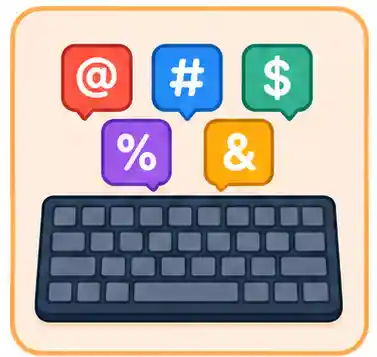 Symbol Typing for Kids icon
