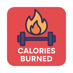 exercise calories burned calculator icon