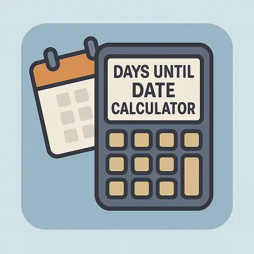 days until event or exam calculator icon