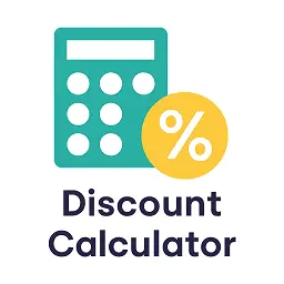 shopping and business calculators – discount calculator icon