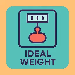 ideal body weight range calculator icon