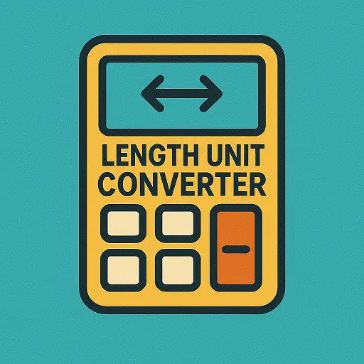 math and unit converter tools – length unit converter icon