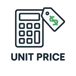 unit price comparison calculator icon