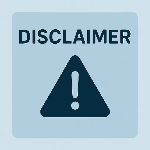 disclaimer hero image for SKJEE.com showing online calculator site warning and information