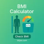 Online BMI Calculator showing height and weight inputs with category scale