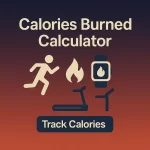 Calories burned calculator showing activity, weight, and duration inputs